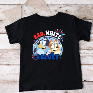 Bluey 4th Of July Red White and Bluey Shirt