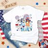 Bingo Bluey 4th Of July Matching Family Shirt