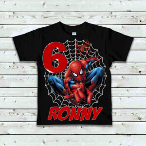 Boy’s Spiderman Birthday T-Shirt