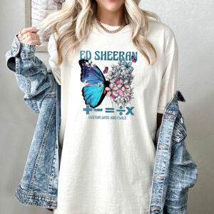 Ed Sheeran Butterfly Equals Mathematics World Tour Shirt