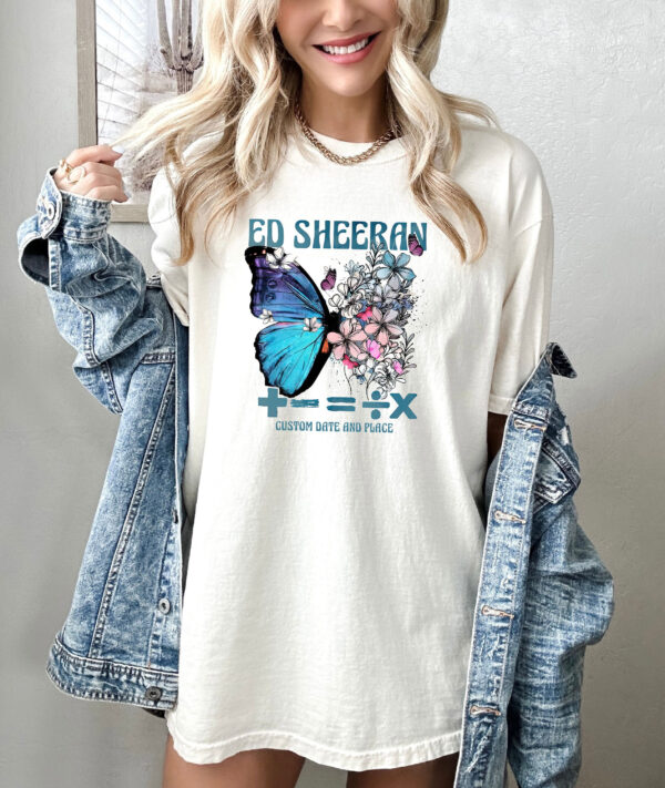 Ed Sheeran Butterfly Equals Mathematics World Tour Shirt