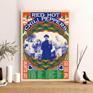 Chili Peppers Love Tour Canvas Poster