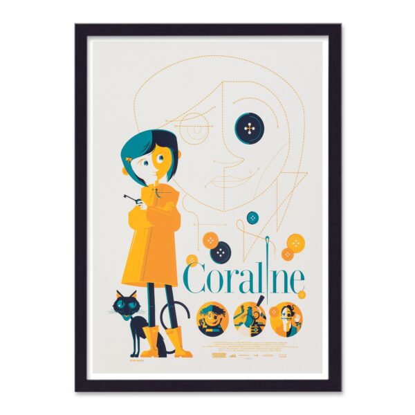 Coraline Cartoon Movie Poster Decor Art