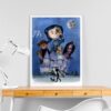 Retro Movie Coraline Poster Decor Art