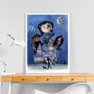 Coraline World Movie Poster Decor Art