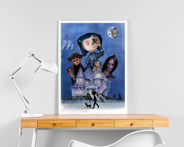 Coraline World Movie Poster Decor Art