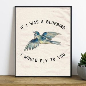 Harry Styles Daylight If I Was a Bluebird I Would Fly to You Poster