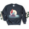 Vintage Little Mermaid Black Queen Comfort Shirt