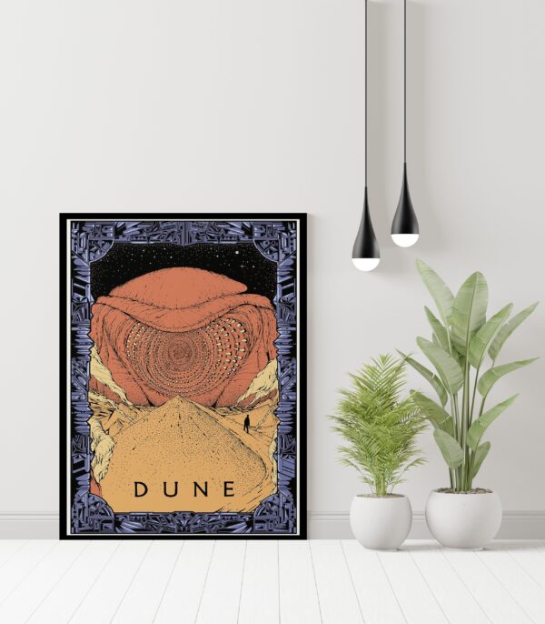 Dune Denis Villeneuve Movie Poster Decor Art