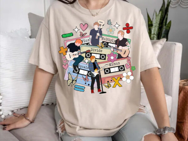 Ed Sheeran Cassettes 2023 Mathematics World Tour Shirt