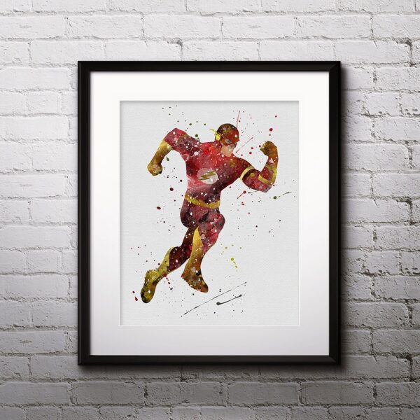 Flash Movie Superhero Poster Decor Art