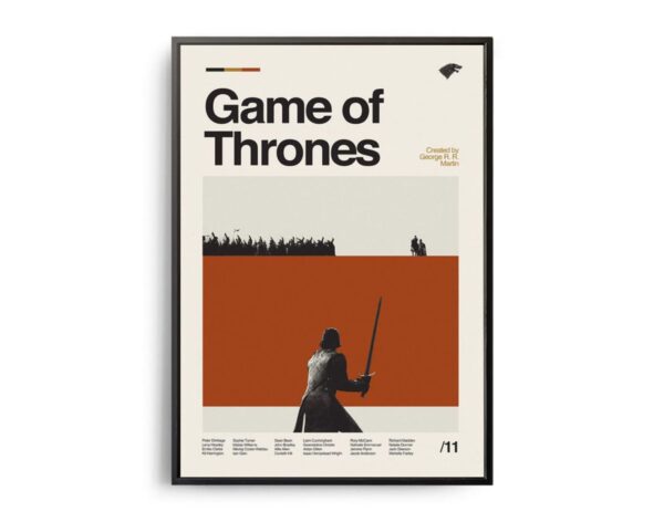 Game of Thrones Battle of the Bastards Season 6 Poster Decor Art