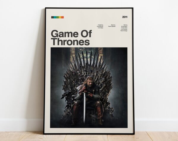 Game of Thrones Modern Tv Series Poster Decor Art