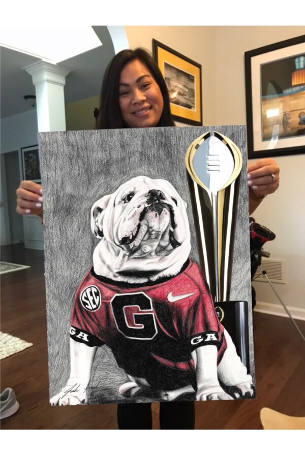 Georgia Bulldogs National Championship Poster Decor Art