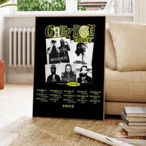 Grey Day Europe Tour 2023 Poster Decor Art