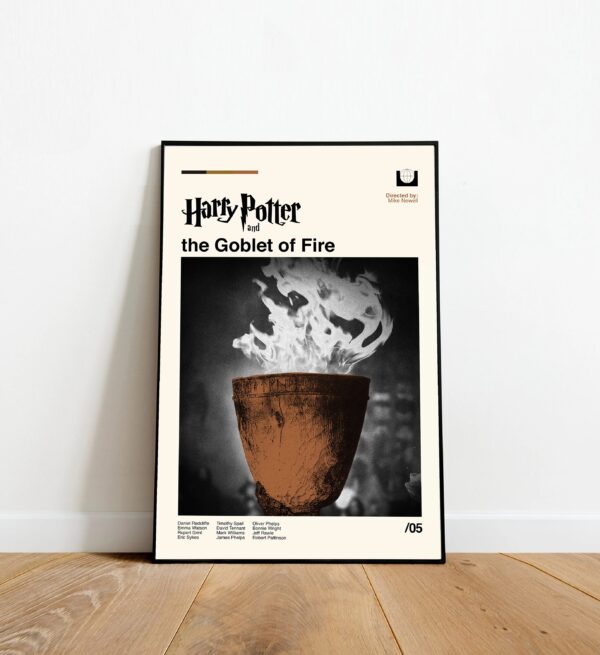 Harry Potter and the Goblet of Fire Movie Poster Decor Art