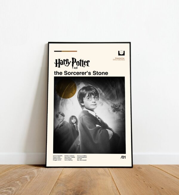 Harry Potter and the Sorcerer’s Stone Movie Poster Decor Art