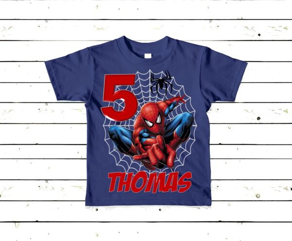 Boy’s Spiderman Birthday T-Shirt