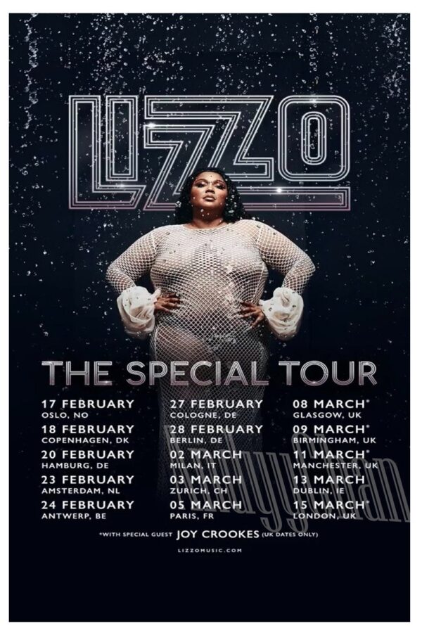 Lizzo Tour 2023 UK Poster Decor Art