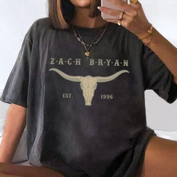 Zach Bryan Bullhead EST 1996 TShirt