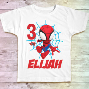 Spiderman Birthday Spidey and His Amazing Friends T-shirt