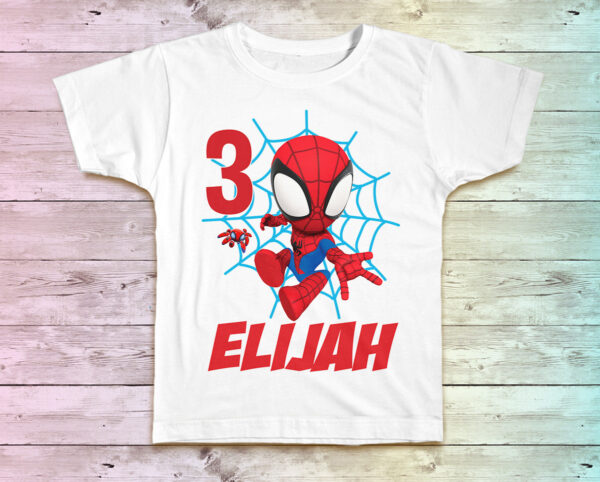 Spiderman Birthday Spidey And His Amazing Friends T-shirt