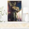 Mandalorian Digital Star Wars Poster Decor Art