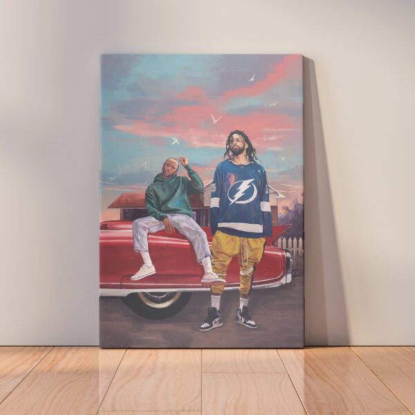 J Cole & Kendrick Lamar Poster Decor Art