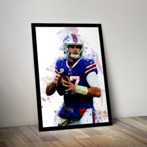 Josh Allen American Football Art Poster