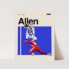 Josh Allen Sports Art Poster Decor Art