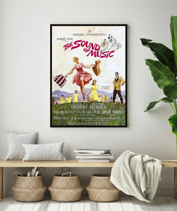 Julie Andrews The Sound of Music Movie Poster Decor Art