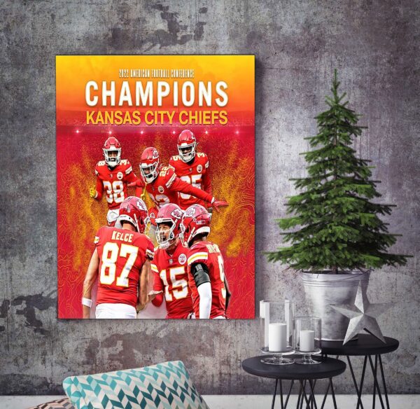 Kansas City Chiefs Super Bowl Print Art Poster Decor