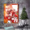 Travis Kelce Kansas City Chiefs Football 87 Poster Decor Art