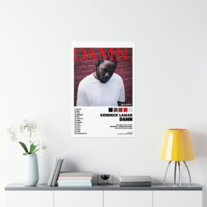 Kendrick Lamar Damn Album Poster Decor Art