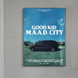 Kendrick Lamar Good Kid M.A.A.D City Poster Decor Art