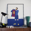 Lionel Messi World Cup Poster