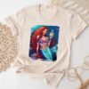 Little Mermaid Sitting Disney Rock Moon Shirt