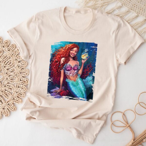 Little Mermaid Black Girl Magic Woman Shirt