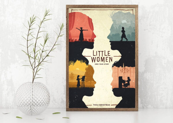 Little Women 4 Sisters Movie Poster Decor Art