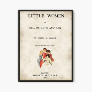 Little Women Book Cover Poster