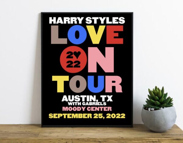 Love on Tour Harry Styles Concert Poster Decor Art