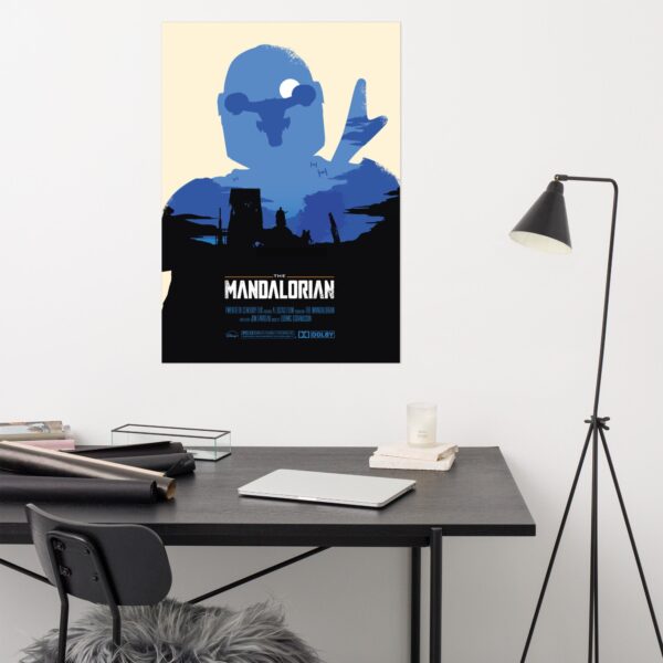 Mandalorian Star Wars Poster Decor Art