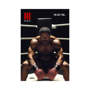 Michael B. Jordan Creed 3 III Movie Poster Decor Art