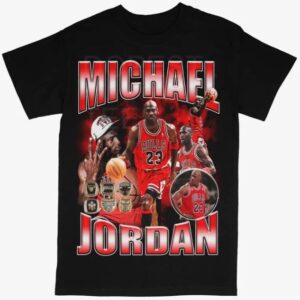 Michael Jordan Chicago Bulls NBA Basketball T-Shirt