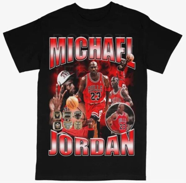 Michael Jordan Chicago Bulls NBA Basketball T-Shirt