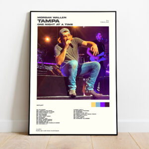 Morgan Wallen One Night At A Time Tour Music Concert Poster