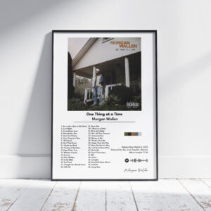 Morgan Wallen One Thing At A Time Poster Album Wall Art