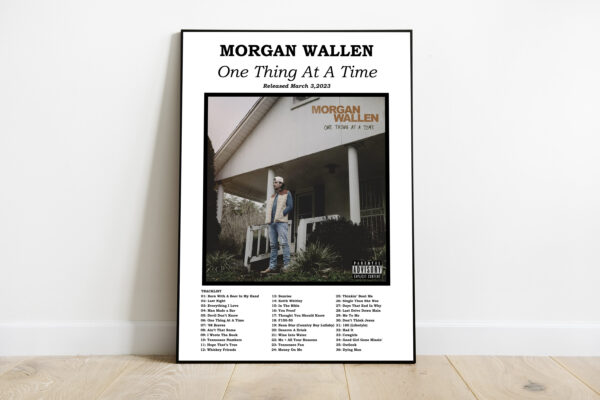 Morgan Wallen Poster One Thing At A Time Album