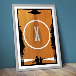 Mulder & Scully X Files Movie Poster Decor Art