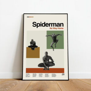 No Way Home Spiderman Movie Poster Decor Art